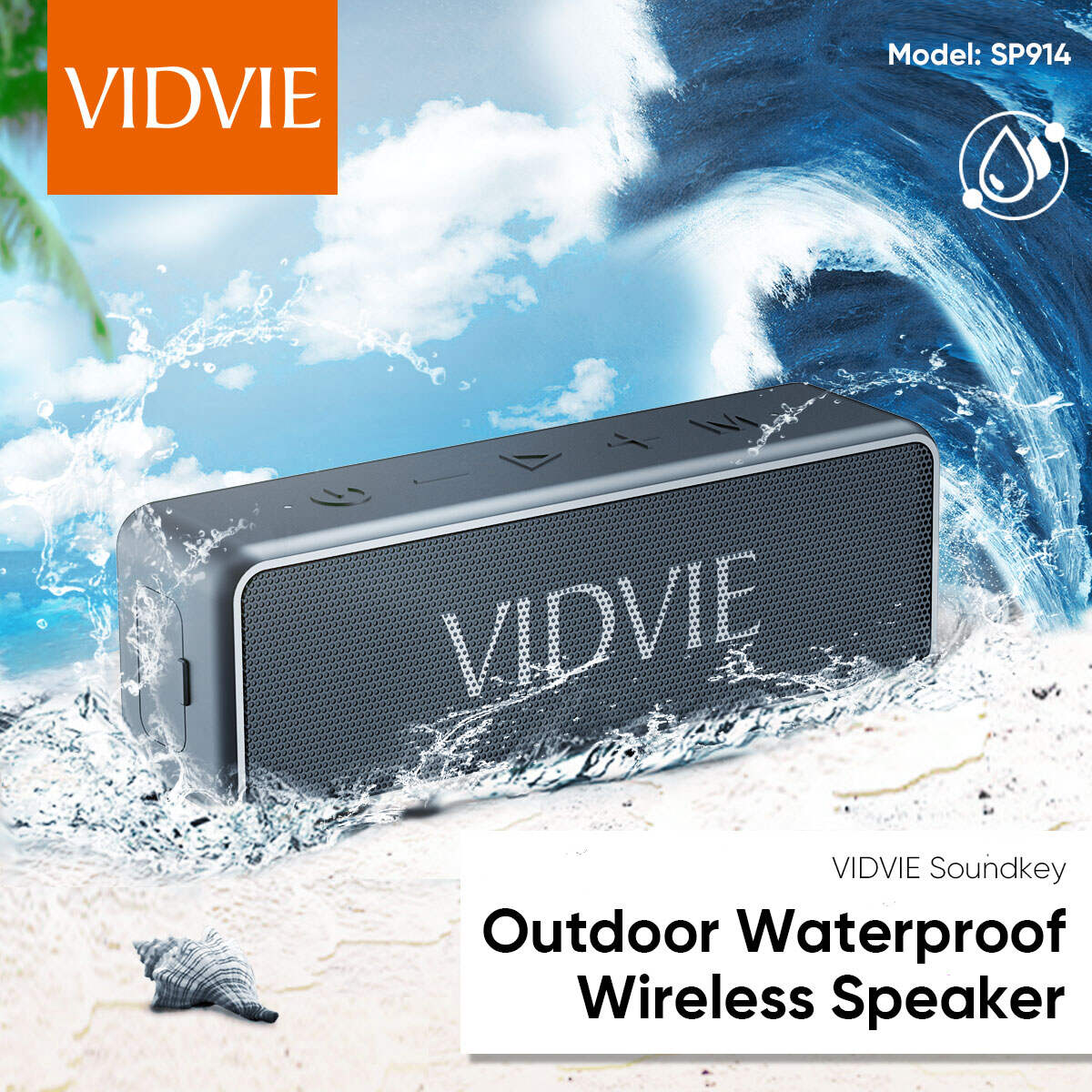 VIDVIE SP914 Bluetooth högtalare 20W
