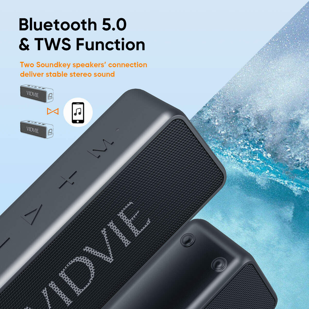 VIDVIE SP914 Bluetooth högtalare 20W