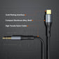 VIDVIE AL1111 USB-C till 3,5 mm AUX-kabel 1,8 m
