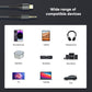 VIDVIE AL1112 Lightning till 3,5 mm AUX-kabel 1,8 m