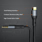 VIDVIE AL1112 Lightning till 3,5 mm AUX-kabel 1,8 m