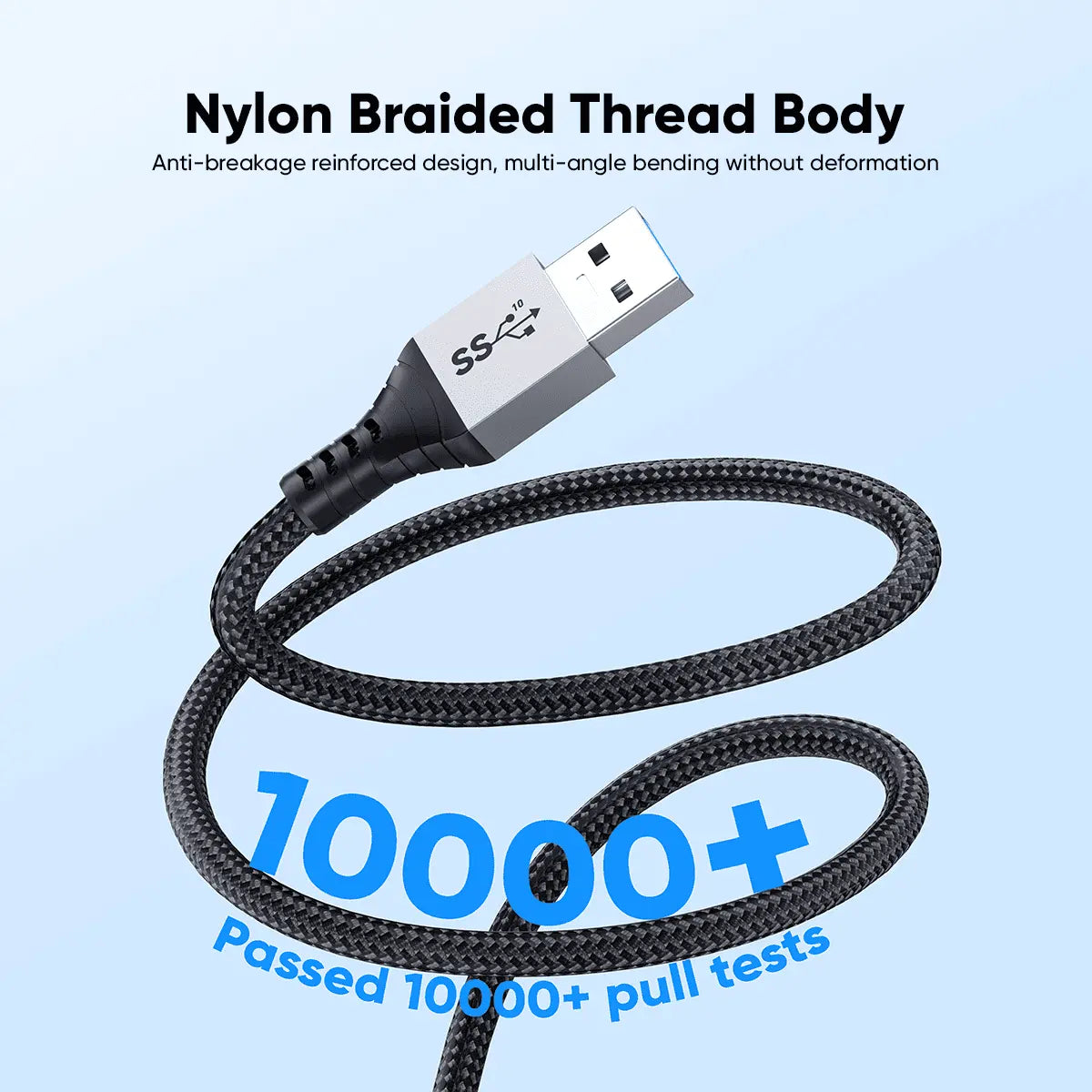 VIDVIE HD08 USB A till USB C kabel 1 m