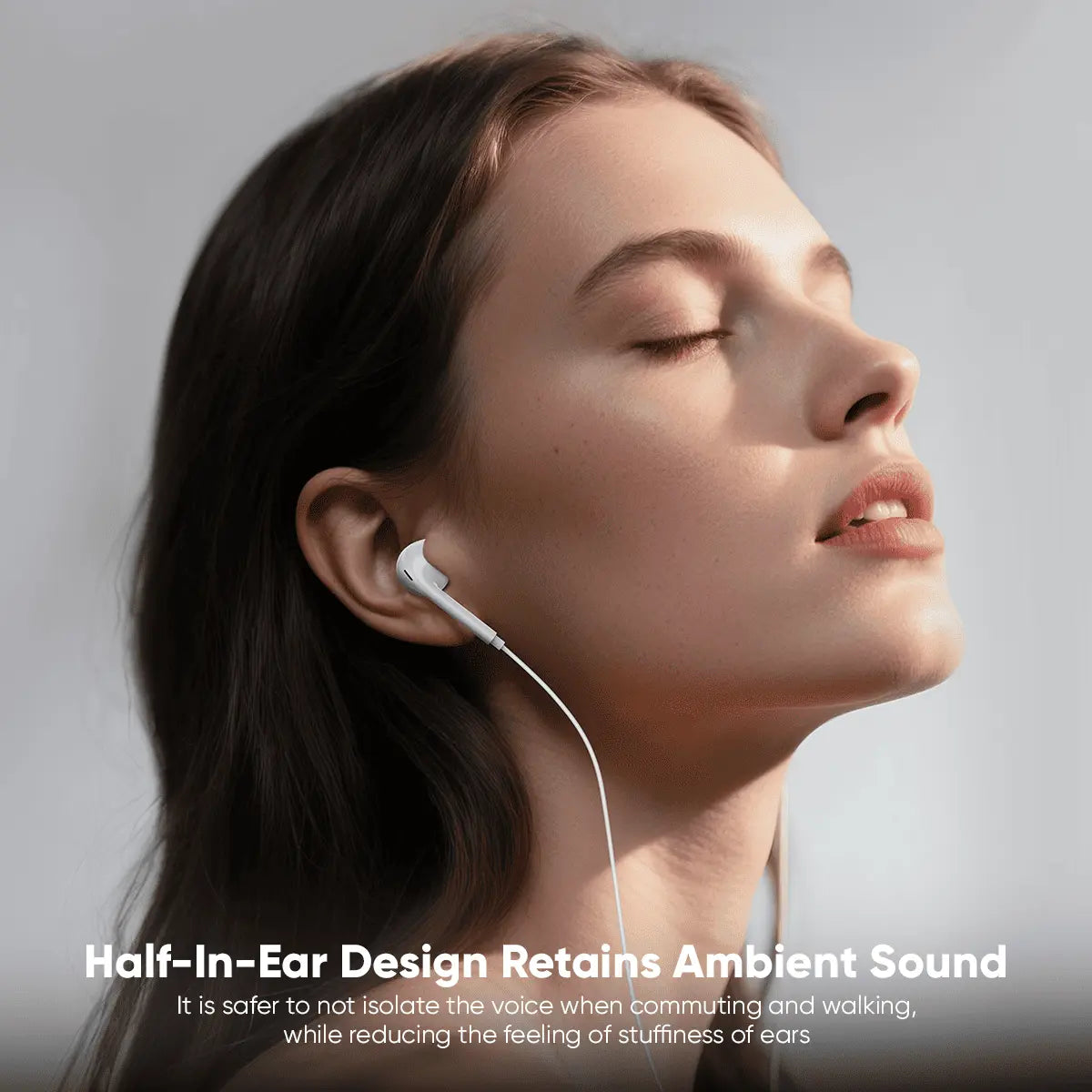 VIDVIE HS685T semi in ear hörlurar med USB C