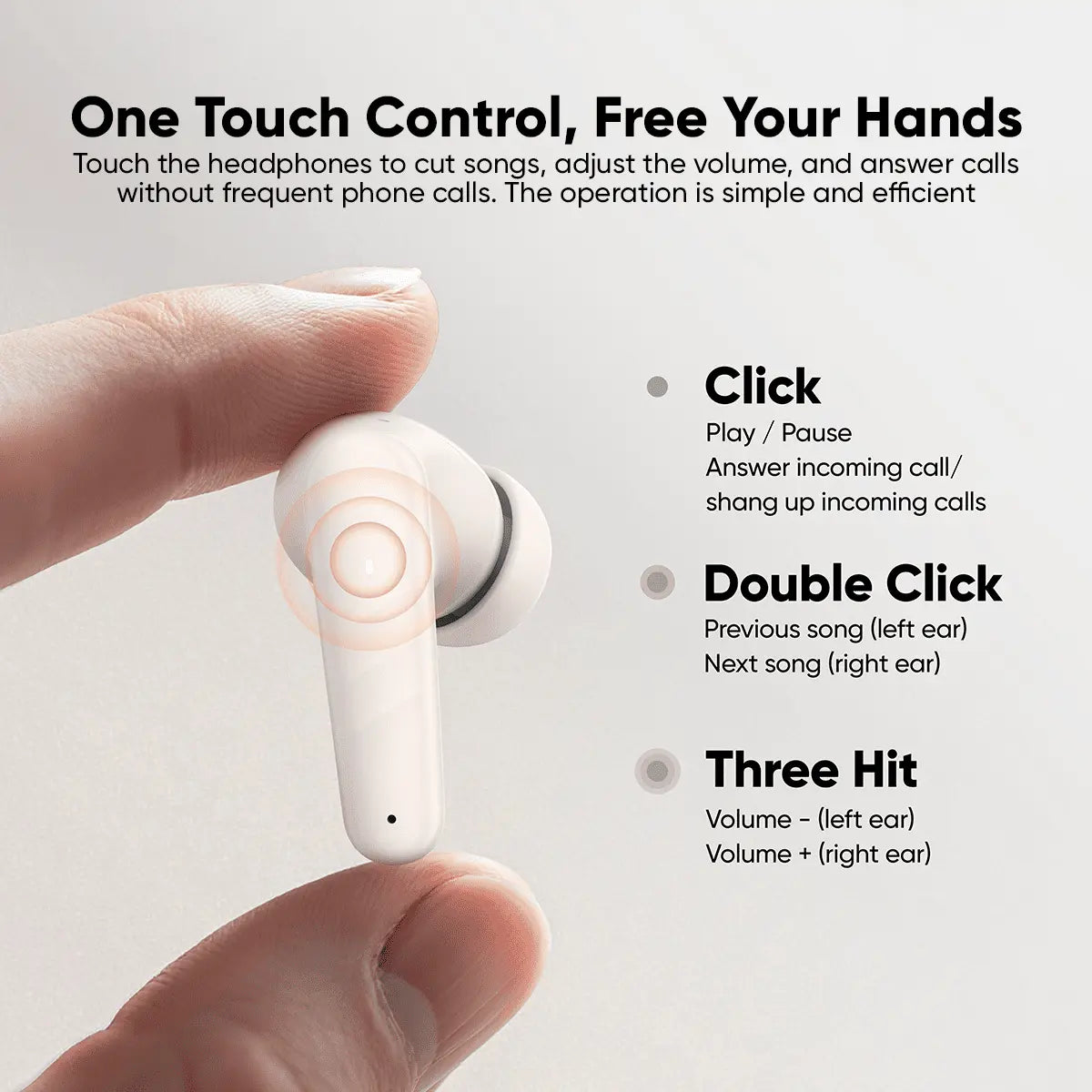 VIDVIE BT890 TWS in-ear trådlösa hörlurar