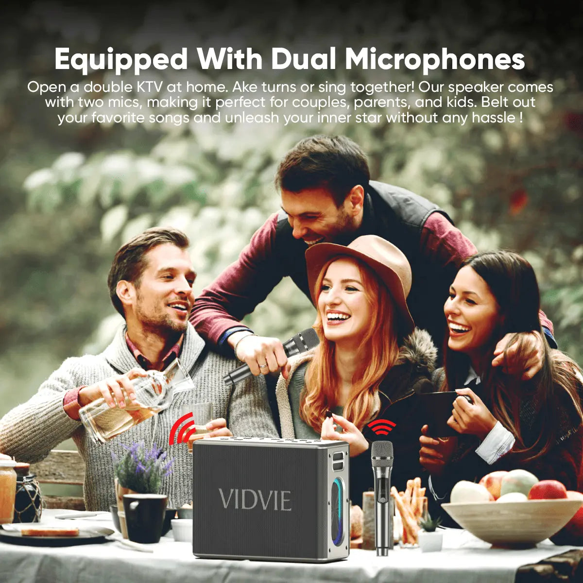 VIDVIE XL-SP917 Bluetooth högtalare 120W