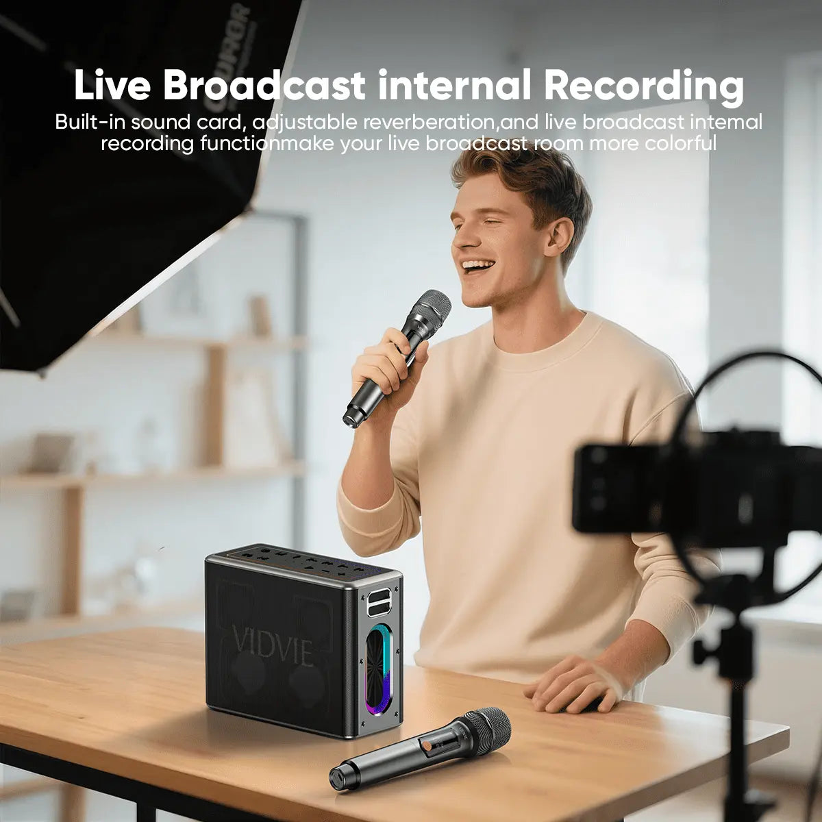 VIDVIE XL-SP917 Bluetooth högtalare 120W