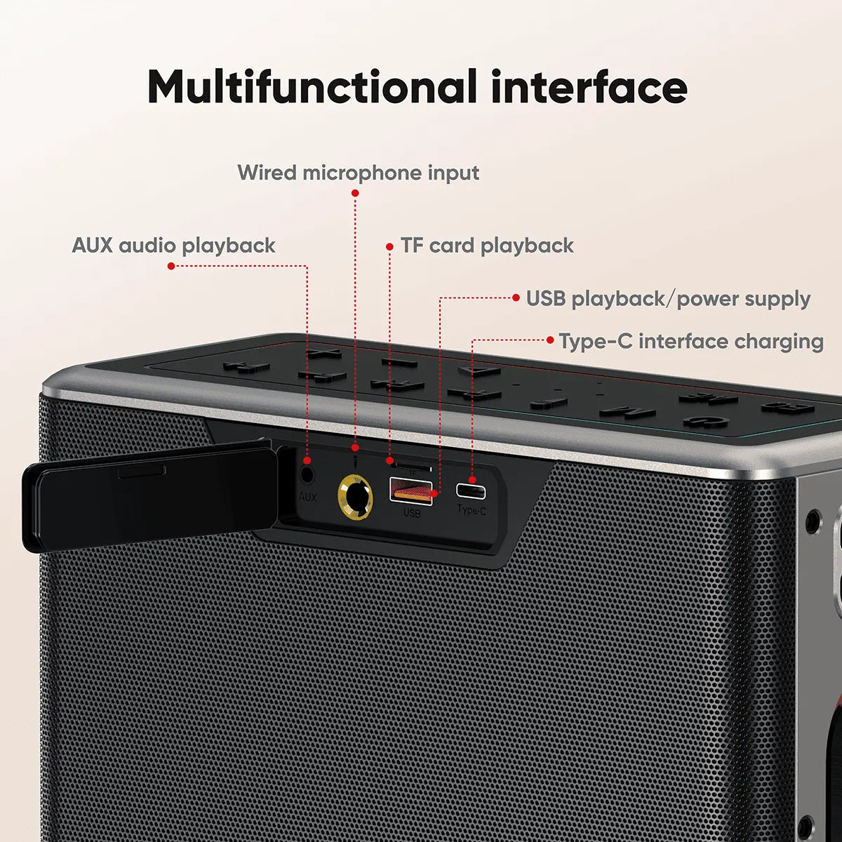 VIDVIE XL-SP917 Bluetooth högtalare 120W