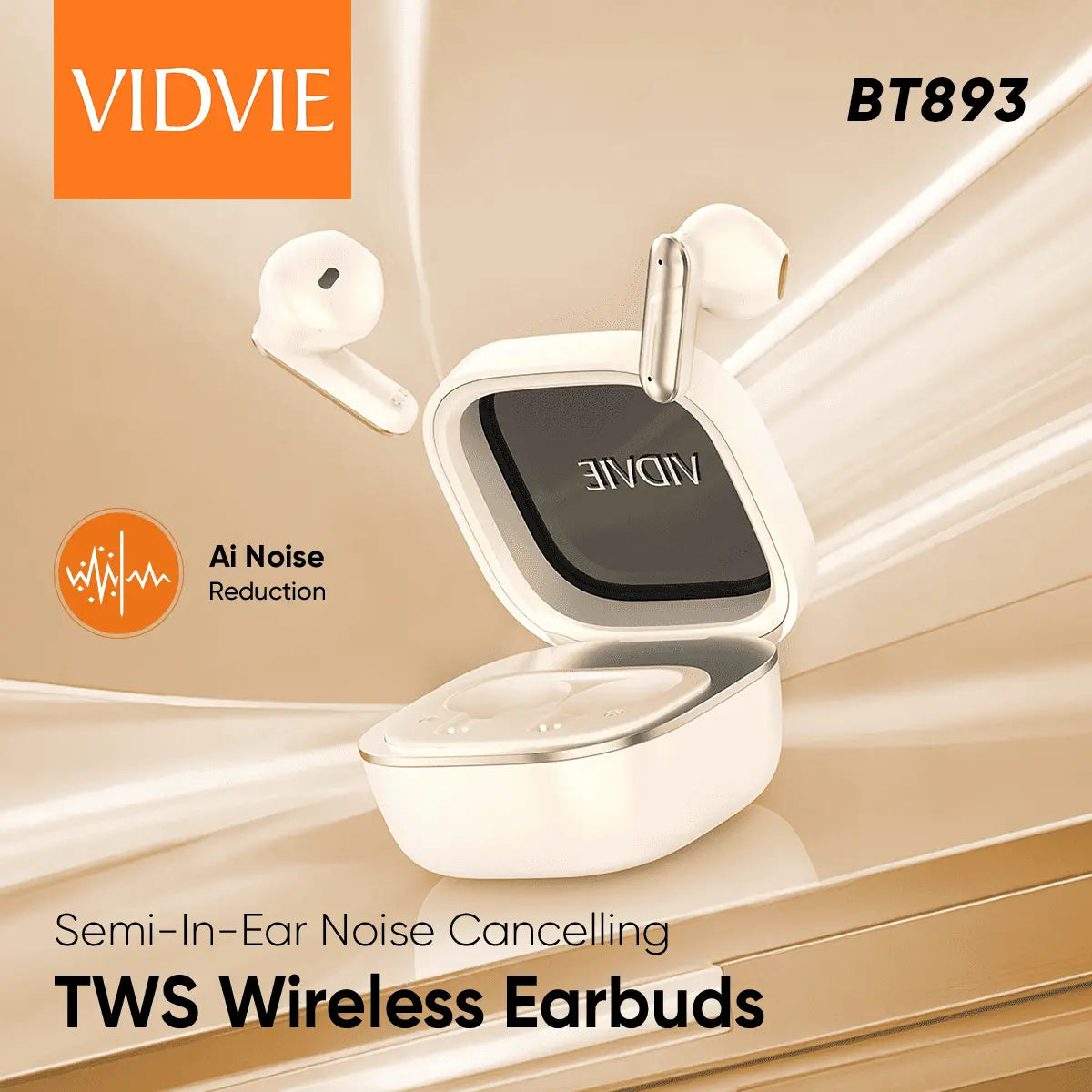 VIDVIE BT893 TWS hörlurar med ENC
