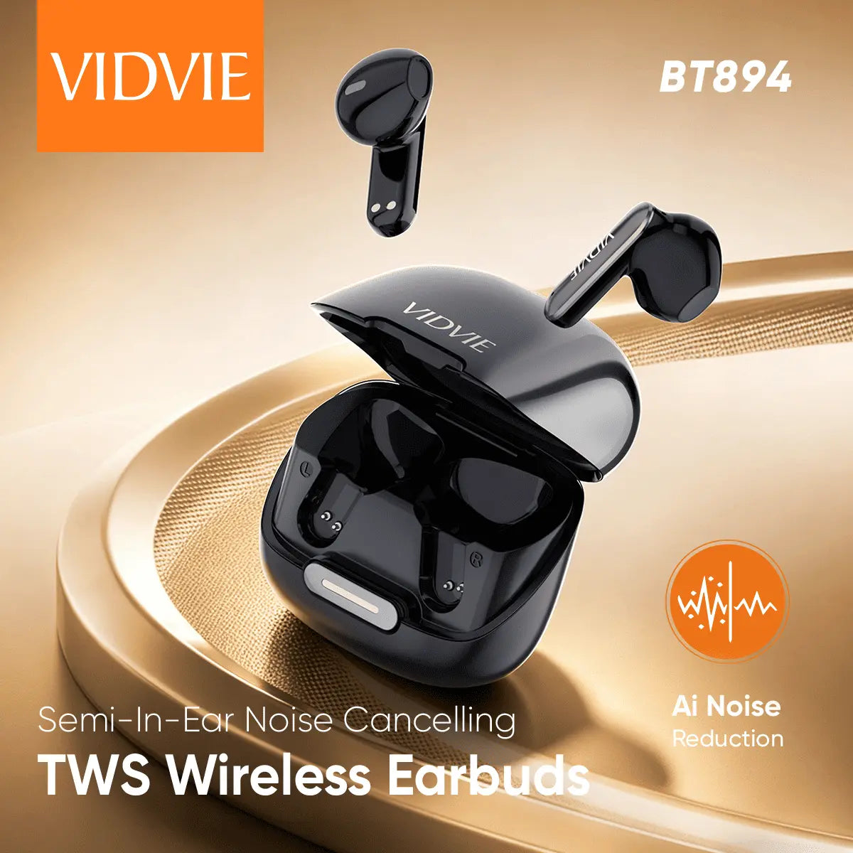 VIDVIE BT894 TWS hörlurar med ENC