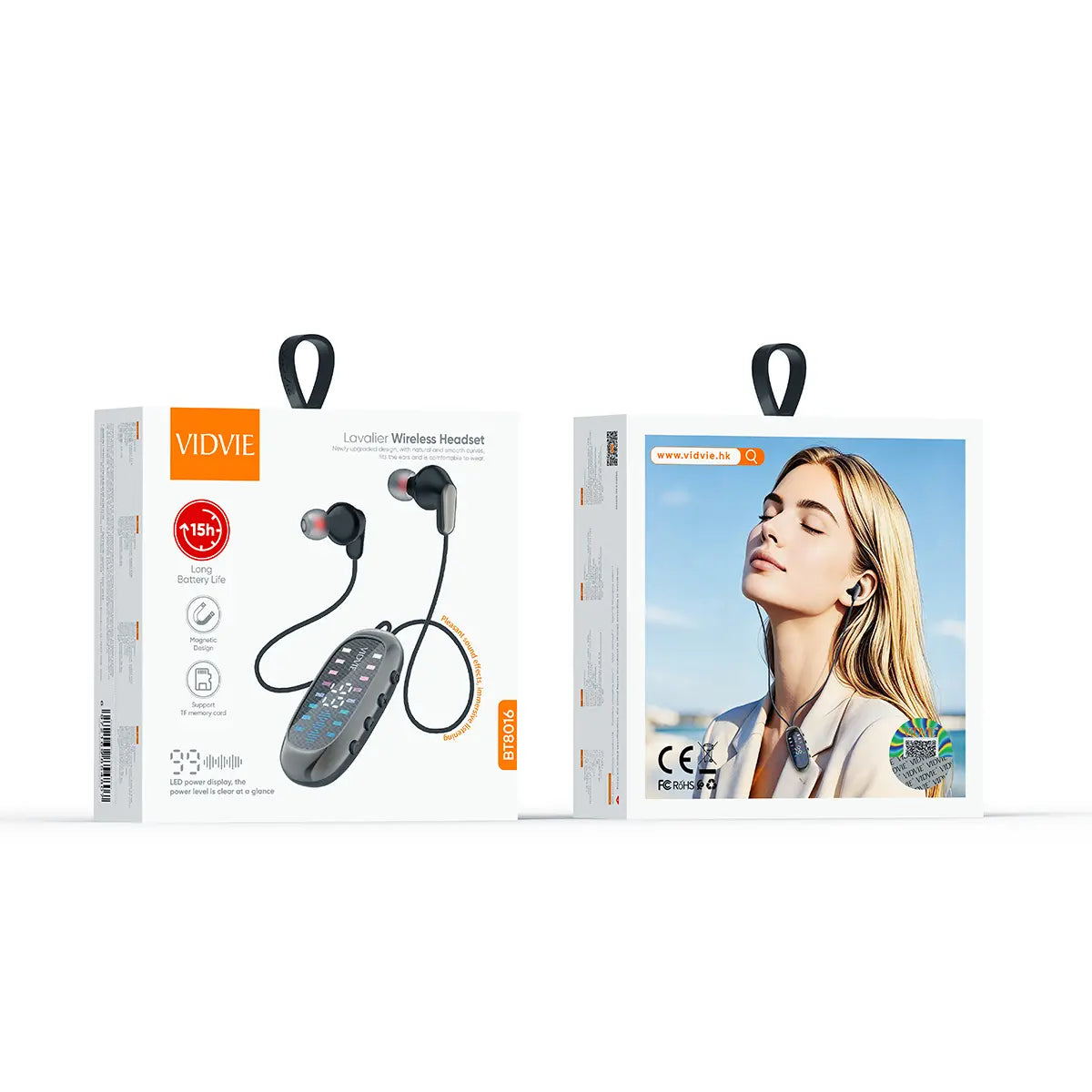 VIDVIE BT8016 trådlöst lavalier headset