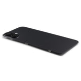 Bakstycke incl. Kameralins, Flash Light and Wireless Charging för iPhone 16 Plus Black Pulled