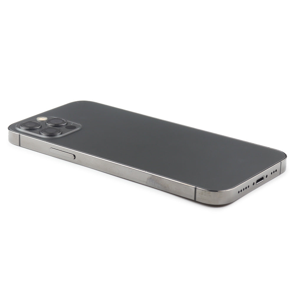 Rear Housing with small parts (EU Version) för iPhone 12 Pro Black Refurbished
