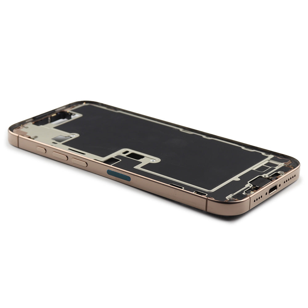 Middle Frame With Power And Volume Button för iPhone 16 Pro Max (EU Version) Desert Titanium Pulled