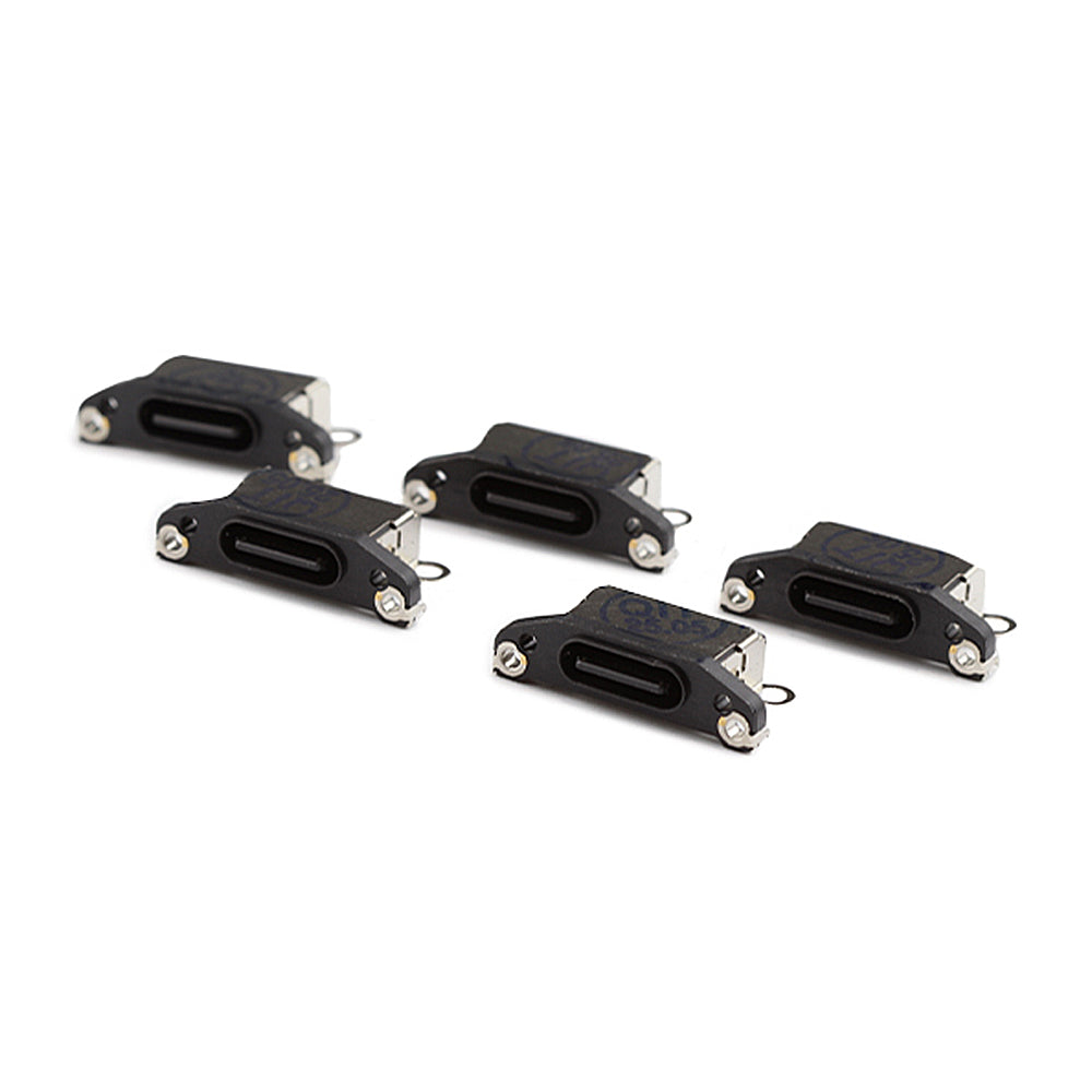 Laddkontakt ( 5 Pieces , Soldering Required) för iPhone 15 Pro /15 Pro Max Black Titanium OEM-Equivalent