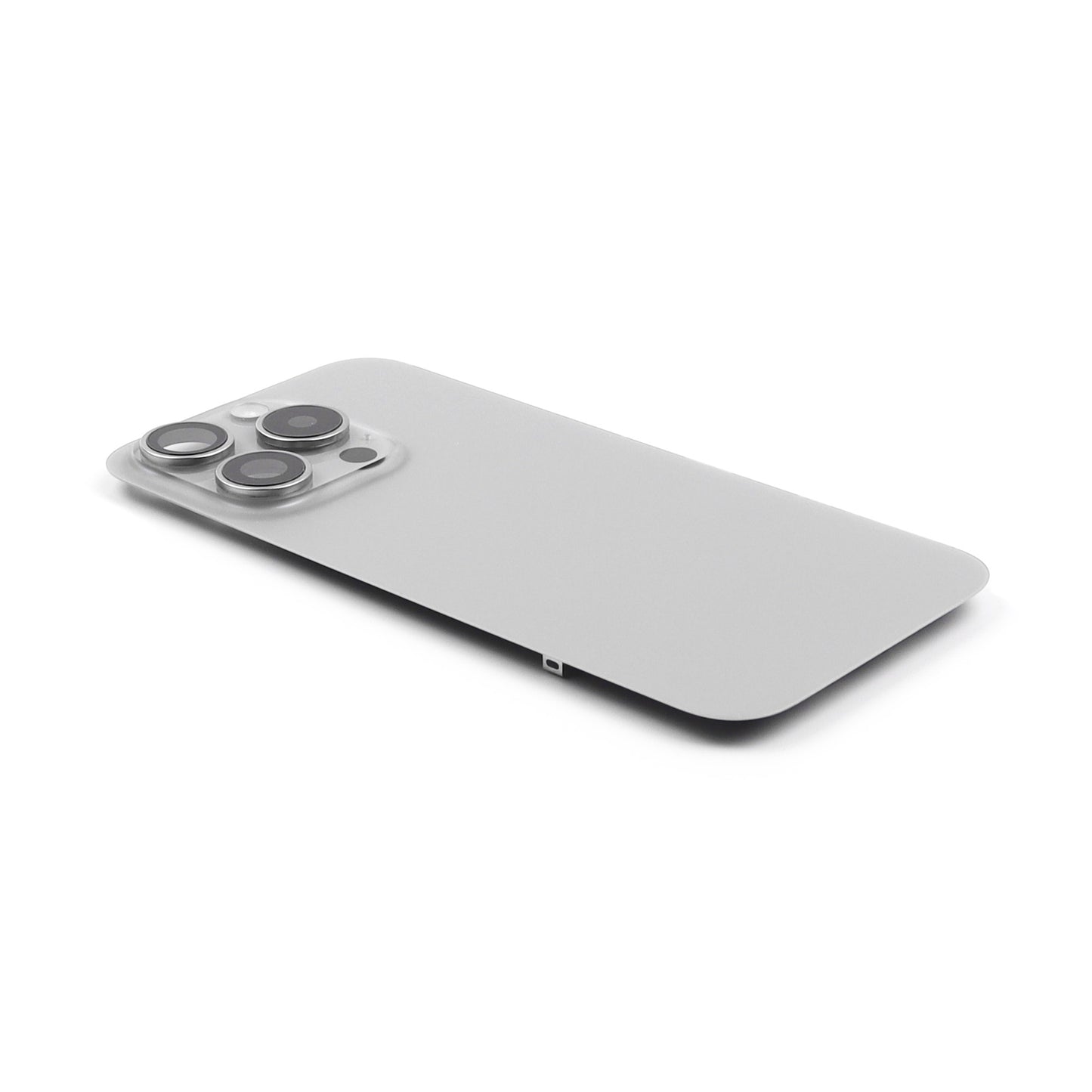Bakstycke incl. Kameralins, Flash Light and Wireless Charging för iPhone 15 Pro Natural Titanium Pulled C