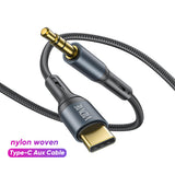 VIDVIE AL1111 USB-C till 3,5 mm AUX-kabel 1,8 m