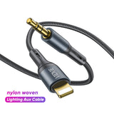 VIDVIE AL1112 Lightning till 3,5 mm AUX-kabel 1,8 m