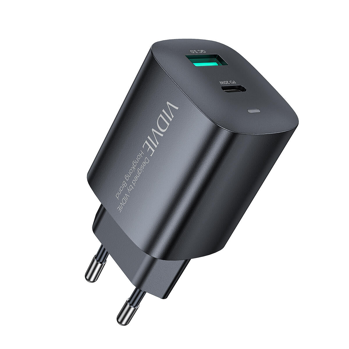 VIDVIE PLE248 PD snabbladdare 20W USB-A + USB-C