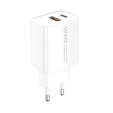 VIDVIE PLE273 snabbladdare 20W USB-A + USB-C
