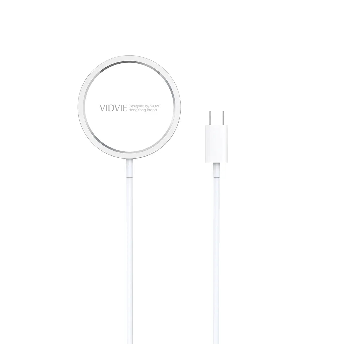 VIDVIE WLC1430 2 i 1 magnetisk trådlös laddare