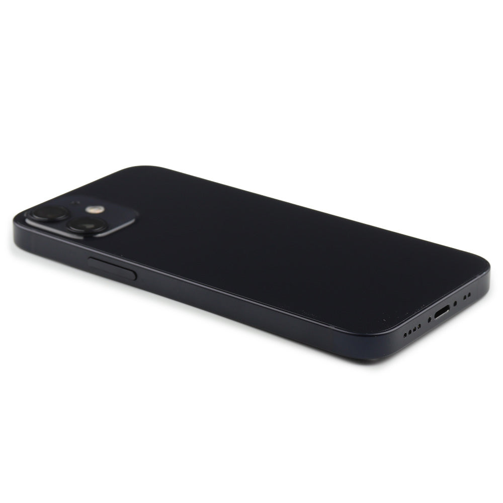 Rear Housing With Parts (EU Version) för iPhone 12 Mini Black Pulled B