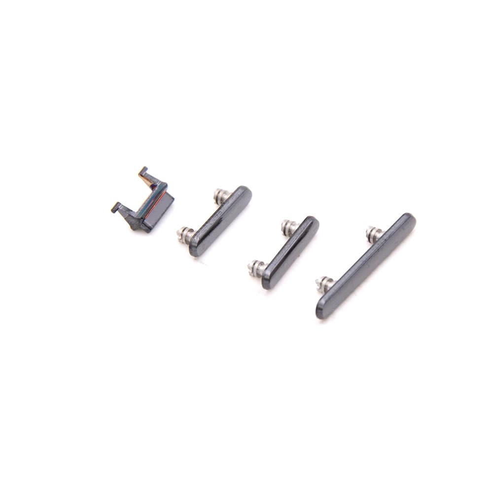 Housing Button Set för iPhone X Black OEM-Equivalent