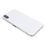 Rear Housing with small parts för iPhone X White Pulled
