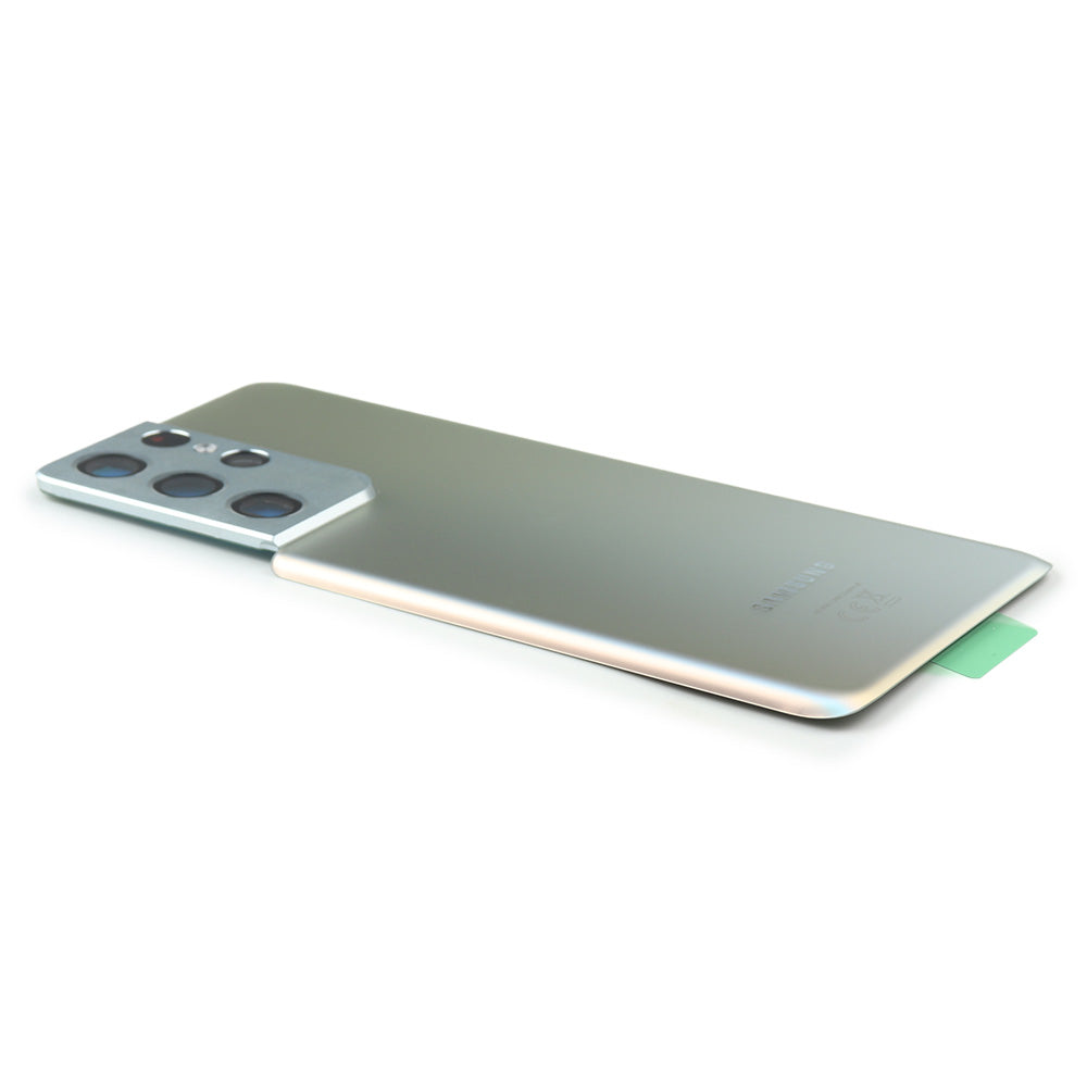Bakstycke för Samsung Galaxy S21 Ultra Phantom Silver OEM-Equivalent