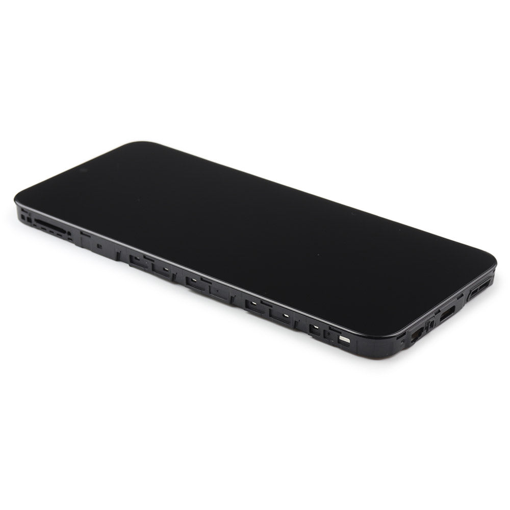 Skärm Complete with Housing för Samsung Galaxy A14 4G (A145) Black Service Pack