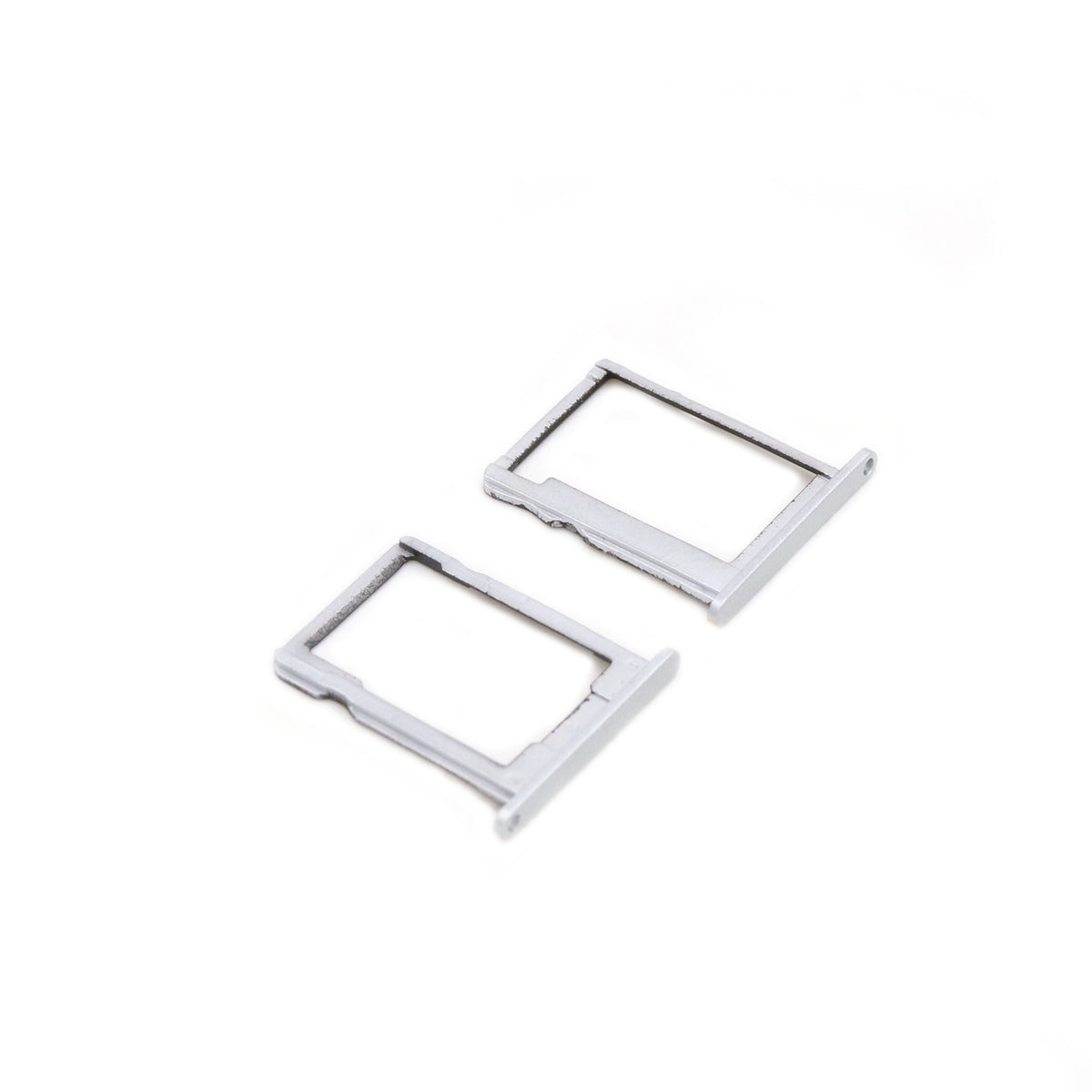 Sim and SD Card Tray with Cover för Huawei G7 Silver OEM-Equivalent