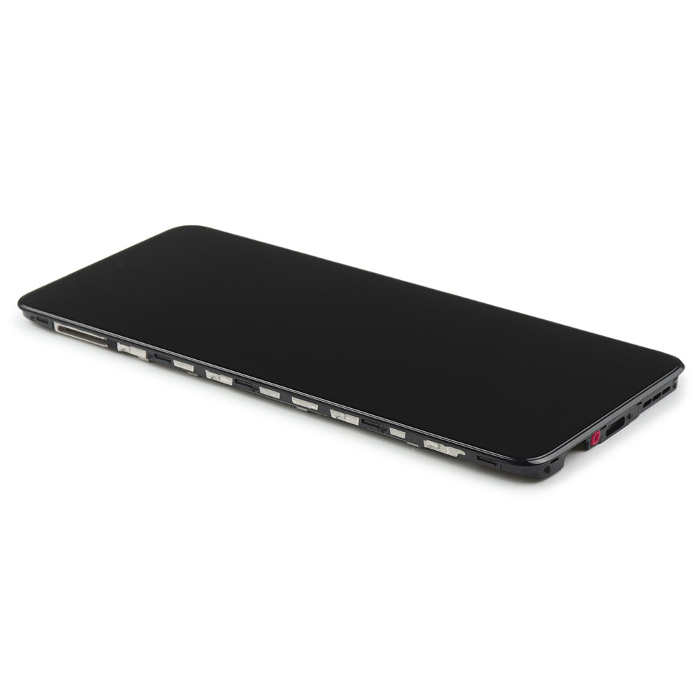 Skärm Complete with Housing för Motorola Moto G72 Black Service Pack