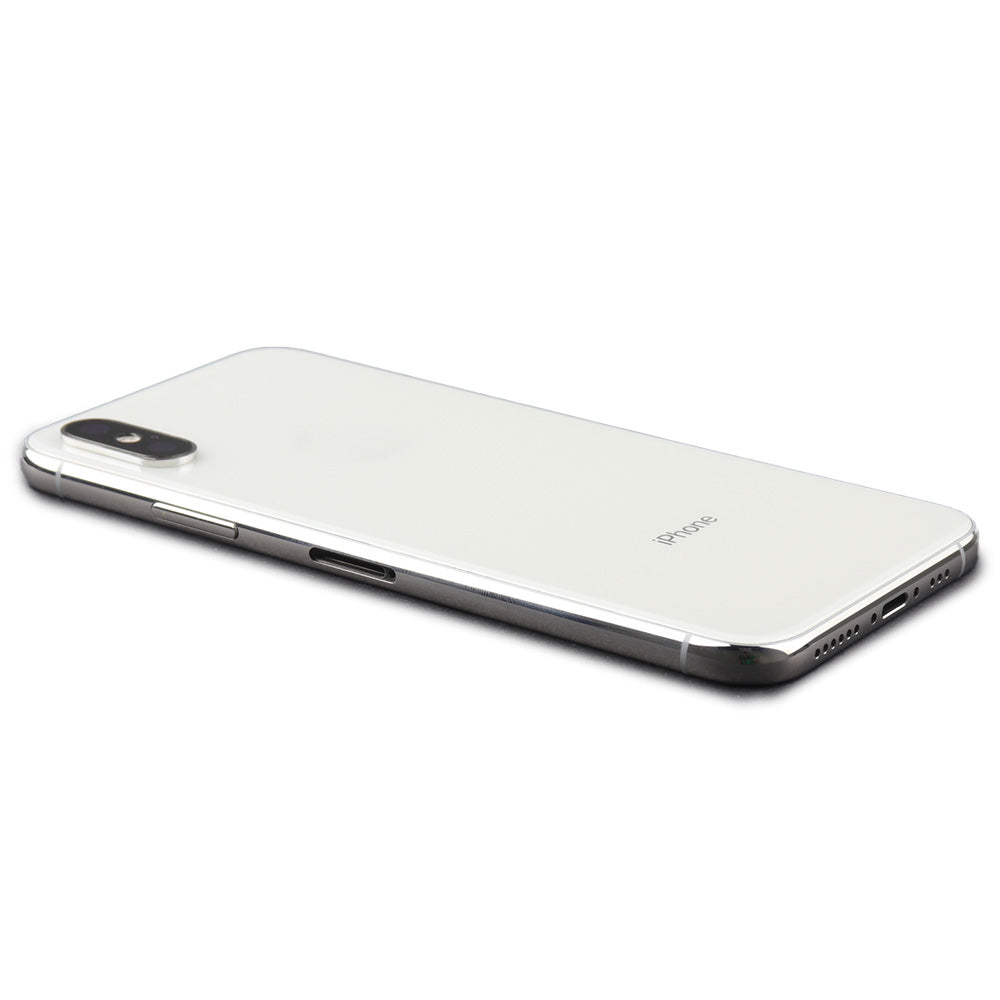 Rear Housing with small parts för iPhone Xs White Refurbished