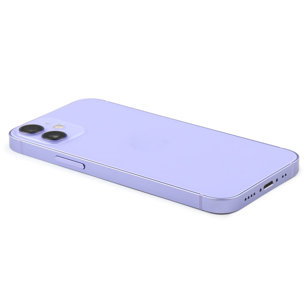 Rear Housing with small parts (EU Version) för iPhone 12 Mini Purple Pulled