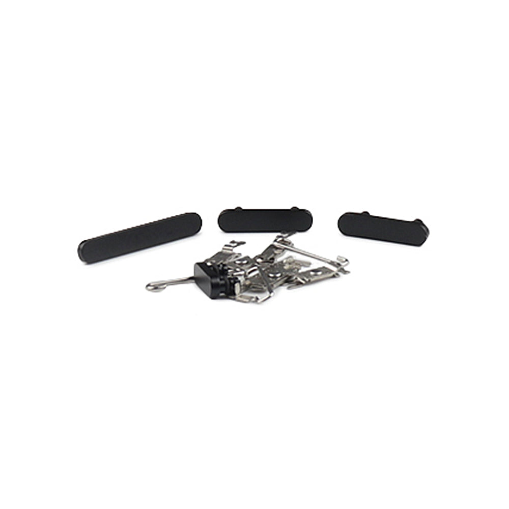 Housing Button Set (Power, Volume, Switch) för iPhone 16/ 16 Plus Black OEM-Equivalent