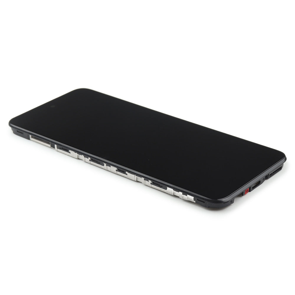 Skärm Complete with Housing för Motorola Moto G53 Black Service Pack