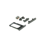 Housing Button Set för iPhone 12 Mini Black OEM-Equivalent