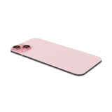 Bakstycke incl. Kameralins, Flash Light and Wireless Charging för iPhone 15 Plus Pink Titanium Pulled C