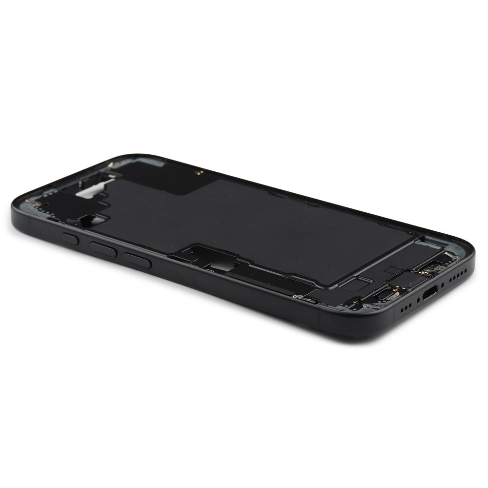 Middle Frame With Power And Volume Button (US Version) för iPhone 16 Black Pulled