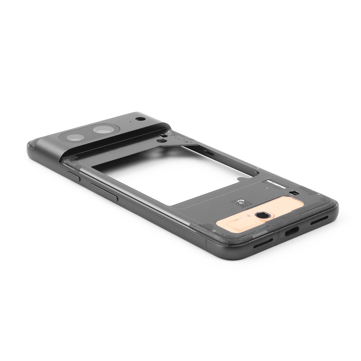 Middle Frame för Google Pixel 8 Obsidian OEM-Equivalent