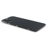 Bakstycke incl. Kameralins, Flash Light and Wireless Charging för iPhone 15 (EU Version) Black Titanium Pulled