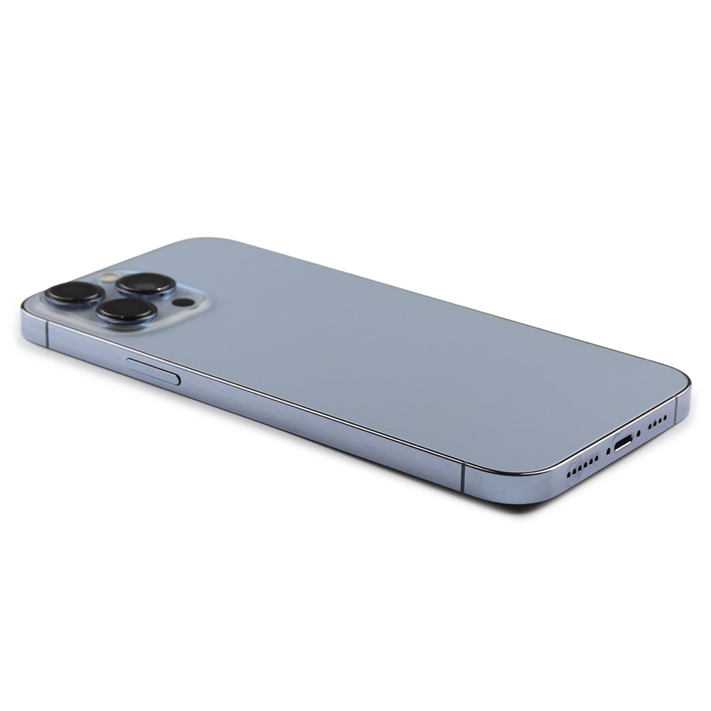 Rear Housing with small parts (EU Version) för iPhone 13 Pro Max Blue Pulled B