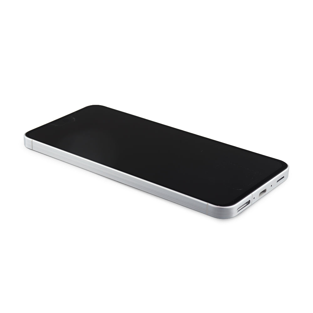 Skärm (Pre-Assembled) Complete with Housing för Samsung Galaxy A56 Lightgray Service Pack