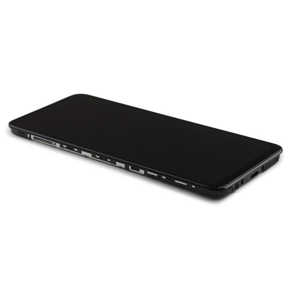 Skärm Complete with Housing Black för Motorola Moto G42 Service Pack