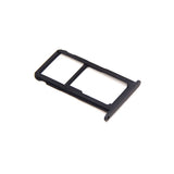 Sim and SD Card Tray with Cover för Huawei P8 Lite 2017 Black OEM-Equivalent