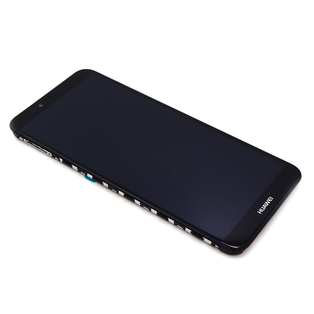 Skärm Complete with Housing för Huawei Y6 2018 Black OEM-Equivalent