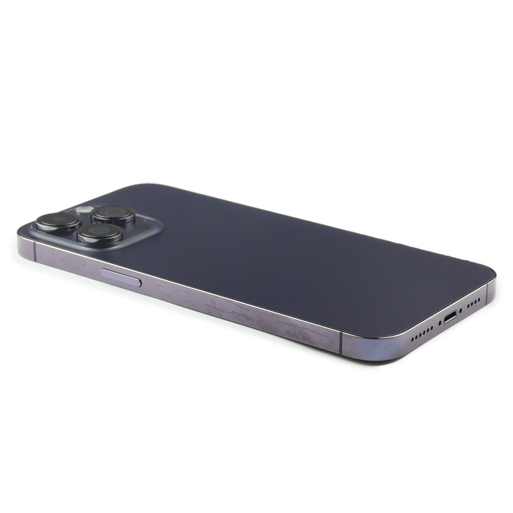 Rear Housing with small parts för iPhone 14 Pro Max Purple Refurbished