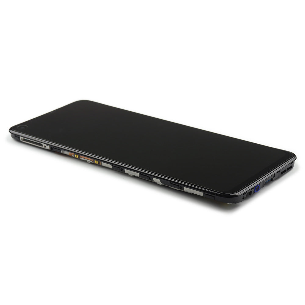 Skärm Complete With Housing för Realme 9 4G Black Service Pack