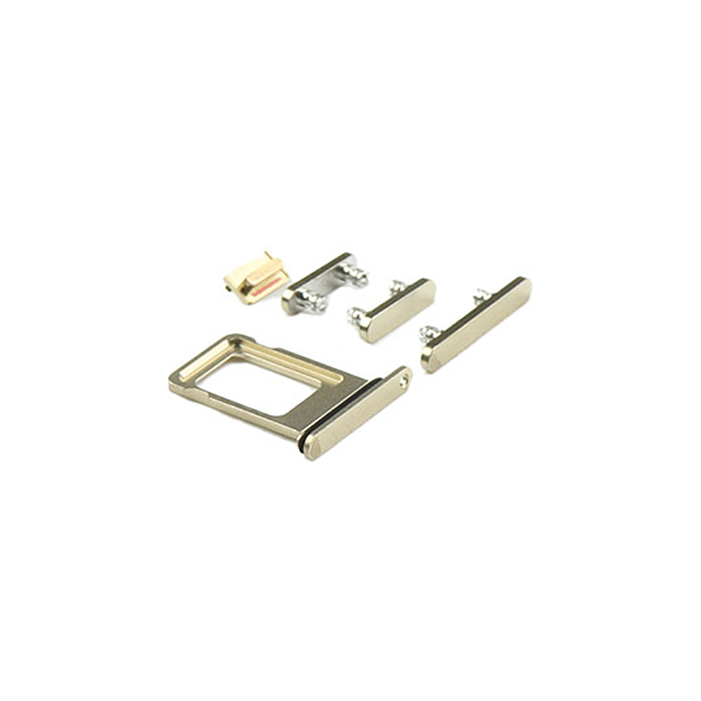 Housing Button Set för iPhone 14 Pro Gold Max OEM-Equivalent