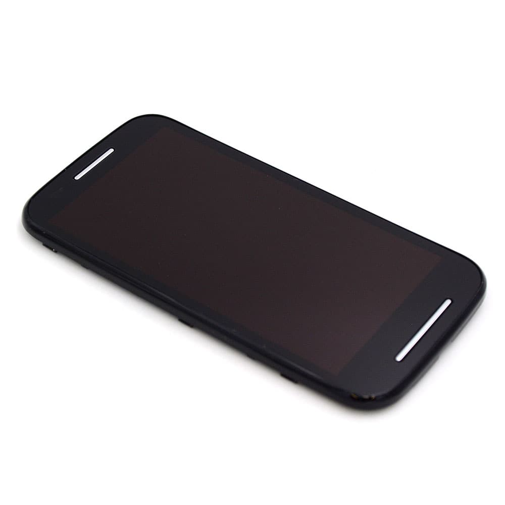 Skärm Complete with Housing för Motorola Moto G (XT1032) Black OEM-Equivalent