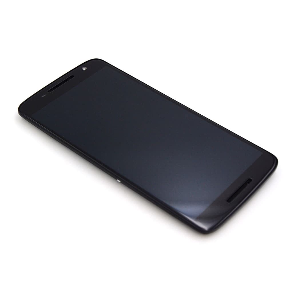 Skärm Complete with Housing för Motorola Moto X Play (XT1562) Black OEM-Equivalent